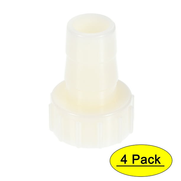White 2Pcs uxcell ABS Hose Barb Fitting Coupler 14mm Barb x G1/2 Female Thread Pipe Adapter White 2Pcs uxcell ABS Hose Barb Fitting Coupler 14mm Barb x G1/2 Female Thread Pipe Adapter
